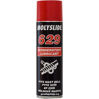 Plastické mazivo MOLYSLIDE 629 Bílé mazivo s PTFE sprej 500 ml