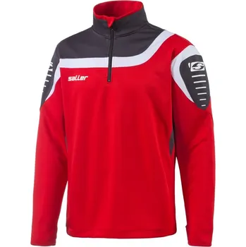 saller tréninková mikina S.90-VIBE BARVA: 175 tmavě červená-antracit-bílá, Velikost: M