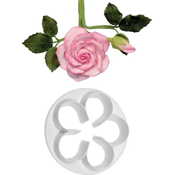 Vykrajovátko PME Vykrajovač na marcipán - růže XXL