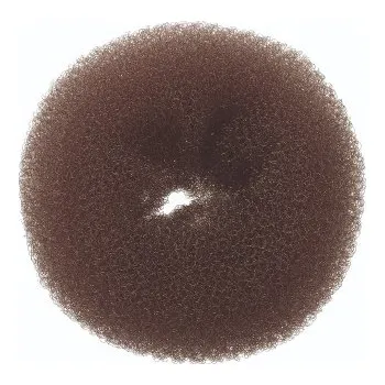 Stylingový přípravek SIBEL Kulatá výplň do drdolu Hnědá 10 cm