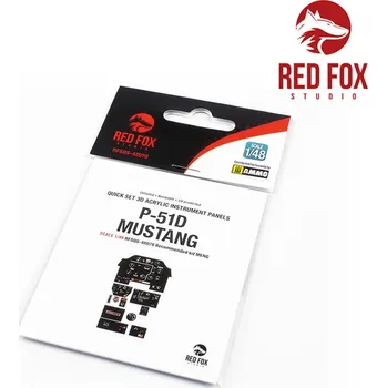 Plastikový model Red Fox Studio 1/48 P-51D-5 Mustang (for Meng Model kit)