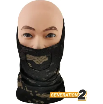 CYGNUS ARMORY CYGNUS ARMORY Face Warrior nákrčník Gen2 - MC Black