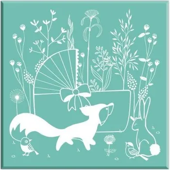 Dětské razítko Dřevěné razítko Aladine velikost G - dětský kočárek