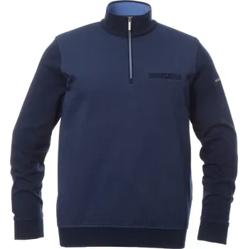 Pánská mikina Bugatti Mikina bez Kapuce Tmavě modrá M