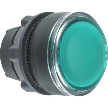 vypínač Schneider Electric ZB5AA38 Ovládací hlavice stiskací, lícující s průhledným hmatníkem - zelená