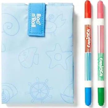Svačinový box Roll´eat Boc'n'Roll obal na svačinu - Paint sea