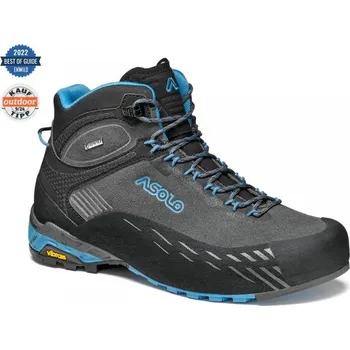 Dámská treková obuv Asolo Eldo Mid Lth GV ML graphite/blue moon dámské boty UK7 / EU40 (2/3) / 26cm + Doprava zdarma