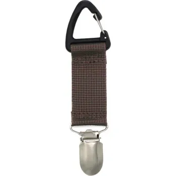 Přívěsek na kabelku Klip na klobouk 3336, Barva hnědá