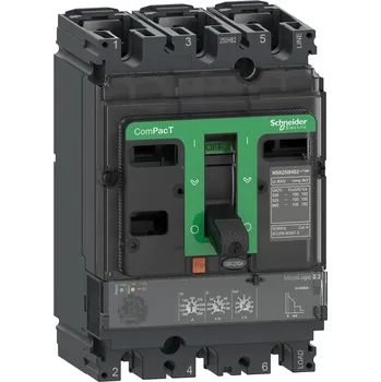 Jistič SCHNEIDER ELECTRIC SCHNEIDER Jistič C25B32D250 NSX250B 25kA AC 3P 250A 2.2 C25B32D250
