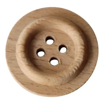 Knoflík Knoflík dámský dřevěný DILL 250826 - Sv.hnědá, 20mm