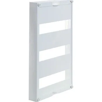 Rozvaděč Hager US31A3 Ochrana proti dotyku univers N 450x250mm, kryt s výřezy pro mod. přístroje