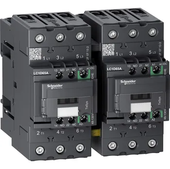 Stykač Schneider Electric LC2D65AEHE TeSys D Green 3P AC-3 reverzační 65A 48 - 130V AC/DC