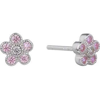 Souprava šperků Bealio BEALIO Stříbrné náušnice KVĚTINKA rose 03-05295-2573