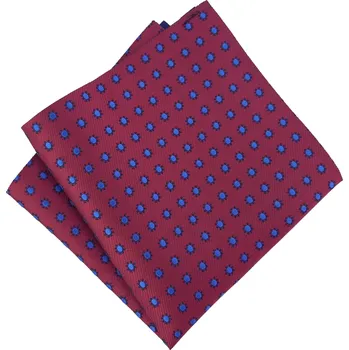 HEDVA ČESKÝ BROKÁT Kapesníček PESh 400 kytička vínová KRB Barevná varianta: vínová