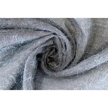 Metráž - Organza + vlas stříbrný Alcatra 658354 - Šedá, 140 cm