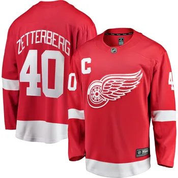 Fanatics Dětský dres Detroit Red Wings NHL # 40 Henrik Zetterberg Breakaway Home Jersey Velikost: S/M