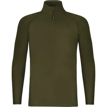 Rybářské oblečení Korda Triko Kool UPF Zip Jersey Dark Olive - XXL