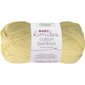 Příze Schachenmayr Baby Smiles Cotton Bamboo Vanilka 1021 (Příze Baby Smiles Cotton Bamboo Vanilka 1021)