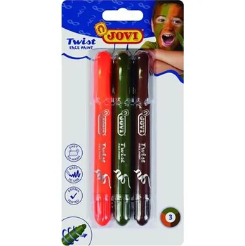 Výtvárné potřeby JOVI Obličejové barvy TWIST BOY 3ks