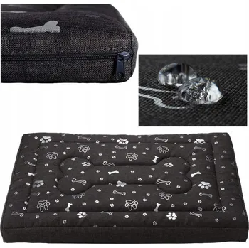 Pelíšek pro psa Welsti matrace pro psa stříbrná 130 cm x 90 cm