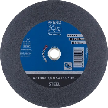 Řezný kotouč Pferd 66300150 | Řezný kotouč 400 x 3,0 x 32,0 mm, SG LAB STEEL, rovný