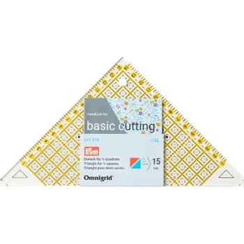 Pravítko Patchwork trojúhelník Prym 611314 - Průhledná, Trojuhelník