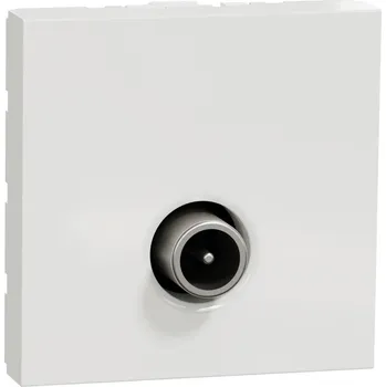 Elektrická zásuvka Schneider Electric NU346220 Unica - Zásuvka TV individuální 1,5 dB, 2M, Bílá Antibakteriální