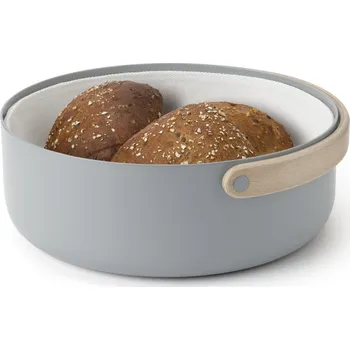 Krabice na pečivo Košík na pečivo EMMA 23 cm, šedá, hliník, Stelton