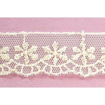 Stuha Krajka metr. TYL SMETANOVÁ RG16360002 - Smetanová, 20 mm