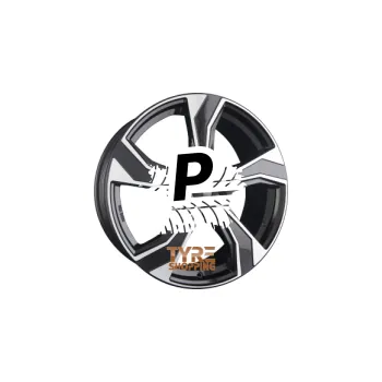 Alu kolo DBV VENEZIA KB Black Polished 7.50 x 17 ET 30.00 5x112