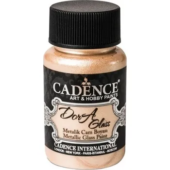 Metalická barva na sklo Cadence Dora Glass, 50 ml - champaigne, šampaňská
