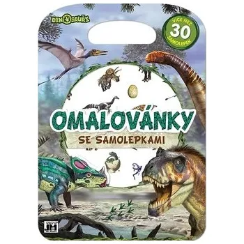 omalovánky Omalovánky se samolepkami Dinosauri