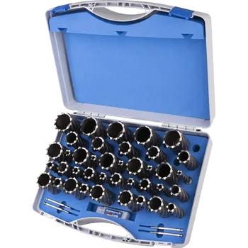 Vrták Karnasch 201153 | Jadrové vrtáky SILVER-DRILL LINE 25 SET DELUXE, WELDON 2 - 50 mm - sada 39 ks