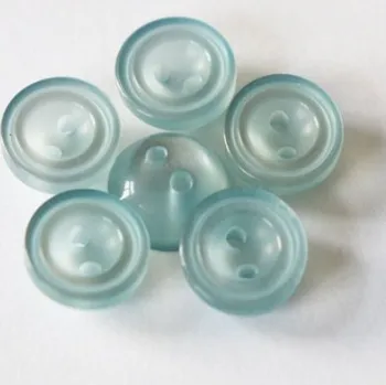 Knoflík Knoflík halenkový MIX 35102/18 - Modrá, 12 mm