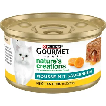 GOURMET Natures Creations pěna s omáčkovou náplní, kuřecí maso 12 × 85 g