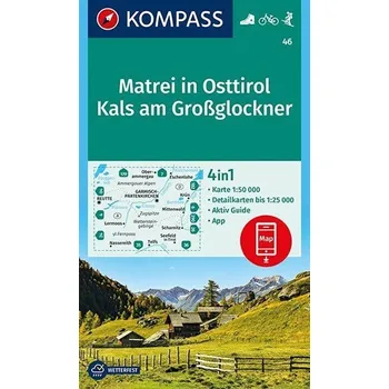 Matrei in Osttirol, Kals am Grossglockner 1:50 000 / turistická mapa KOMPASS 46