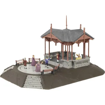 Faller 130655 H0 Hudební pavilon s fanostivými figurkami