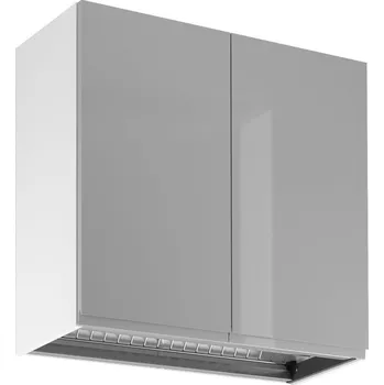 Kuchyňská skříňka Závěsná kuchyňská skříňka ASPEN II G80C - bílá/šedá