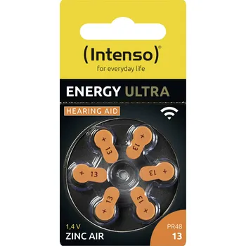 Článková baterie Intenso Baterie do naslouchátek PR48-13 1.45 V 6 ks 230 mAh zinko-vzduchová 7504426