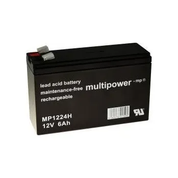 Záložní baterie Akumulátor MP1224H pro vysoké proudy - Powery 6Ah
