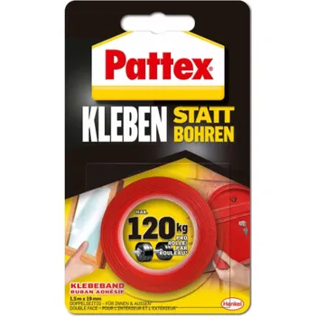 Pattex PXMT2 oboustranná lepicí páska bílá (d x š) 1.5 m x 19 mm 1.5 m