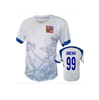 FOTBALOVÝ DRES ČR / LEV - VLASTNÍ JMENO BÍLÁ Velikost: XL
