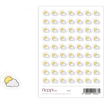 Fleppi Samolepky Polojasno