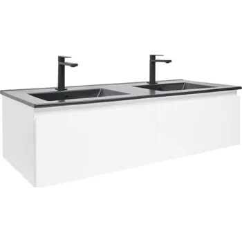 Koupelnový nábytek B-Way koup. skř.120 s č.um. Modena, bílá BWAY120WU4BB