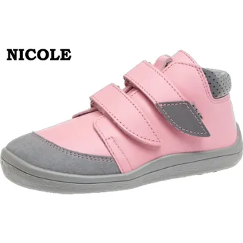 Dívčí polobotky Celoroční boty s membránou - NICOLE (BF 0001/W/M/SO), Beda Barefoot Velikost: 27