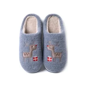 Dámské pantofle Dámské Zimní plyšové pantofle - sob