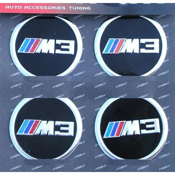 Poklice na kolo Samolepky na poklice, alu kola s logem BMW M3