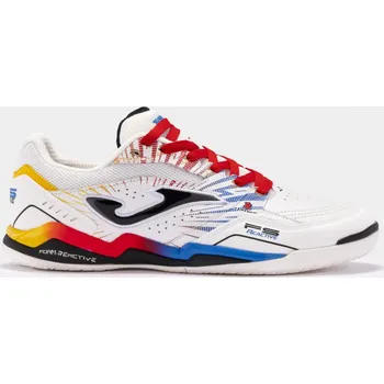 Pánská sálová obuv JOMA FS REACTIVE 2476 SÁLOVKY PÁNSKÉ - Bílá, Červená - velikost 7 uk