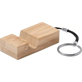 Dulloo stojánek na mobil s přívěškem na klíče - přírodní - AP721934