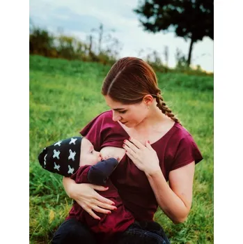 Dámské tričko Kulišárny Dámské tričko BORDO kojicí Velikost: 44